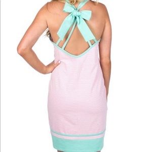 NWT Lauren James pink and teal dress!